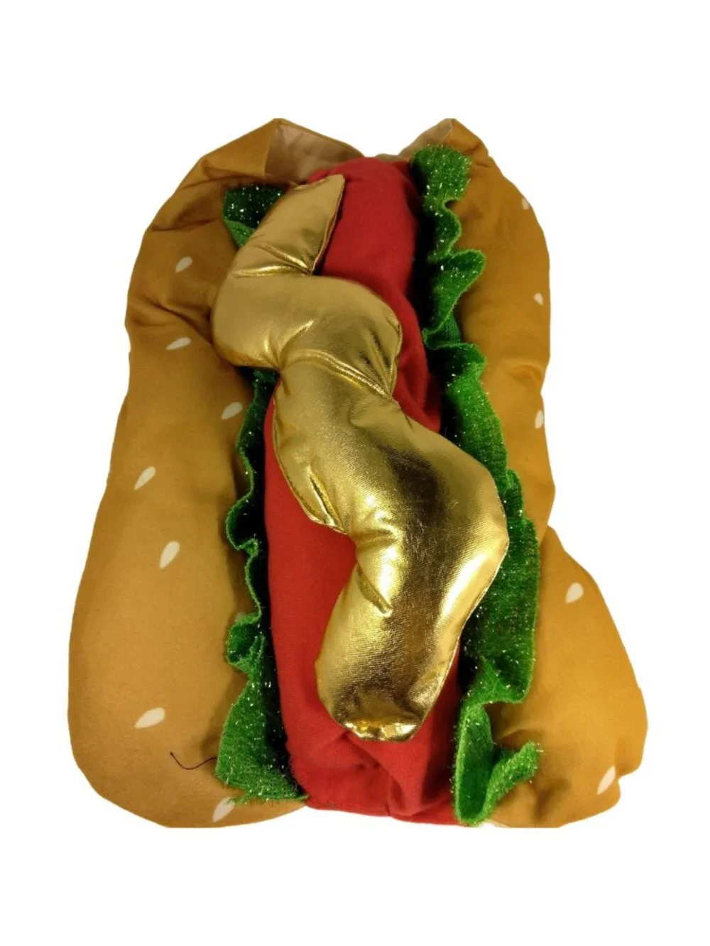 Vibrant Life Hotdog Costume Dog Cat Halloween Pet Outfit  Small